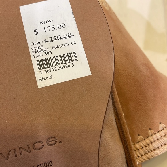 Vince Padmore Slide Sandal roast brown NIB - Picture 10 of 10